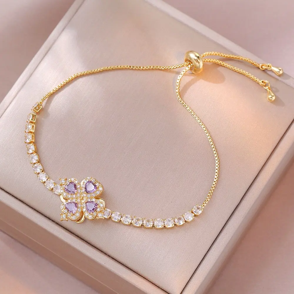 TS0523 Purple Starry Bracelet