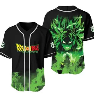 Super Black Goku Jersey Shirt Elevate Your Style with Goku Jerseys, The Ultimate Blend of Sports and Anime, Perfect for Anime Fans!