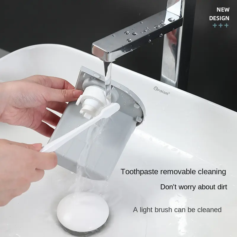Creative toothbrush shelf, no punching, mouthwash, brushing cup, wall-mounted bathroom storage, automatic toothpaste squeezer toothbrush sterilizer Creative toothbrush shelf, no punching, mouthwash, brushing cup, wall-mounted bathroom storage, automatic toothpaste squeezer toothbrush sterilizer