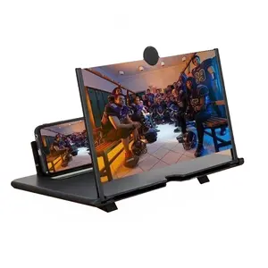 Phone Screen Amplifier Video Projector Eye Protection HD Lens Blue Light Lazy Watcher 3D Pull-out Display Stand
