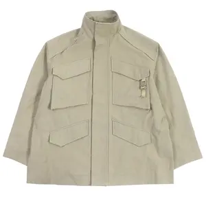 Pre-owned Dior Cotton Small Leather Goods Logo Embroidery Jacket Khaki 48