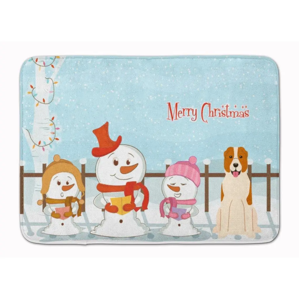 Carolines Treasures BB2380RUG Christmas Central Asian Shepherd Dog Rug, Full-Cushion Memory Foam, Machine Washable, Non-Slip Household Textile Mat