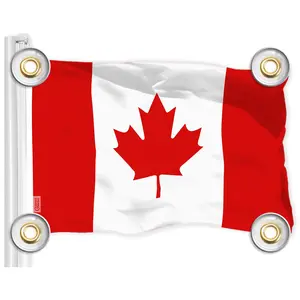 G128 Canada Canadian Flag | 3x5 Ft | LiteWeave Pro Series Printed 150D Polyester, 4 Corner Brass Grommets | Country Flag, Vibrant Colors, Perfect For Balcony, More Durable Than 100D 75D Polyester