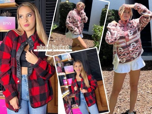 ZEAGOO Women's Cozy Fleece Jacket Western Aztec Print Button Down Coat with Pockets Casual Warm Outwear 2025 Winter Outerwear Outdoor