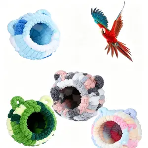 Warm Cotton Bird Nest, Comfortable Sleeping House for Parrots, Budgies – Bird Cage Accessory Supplies