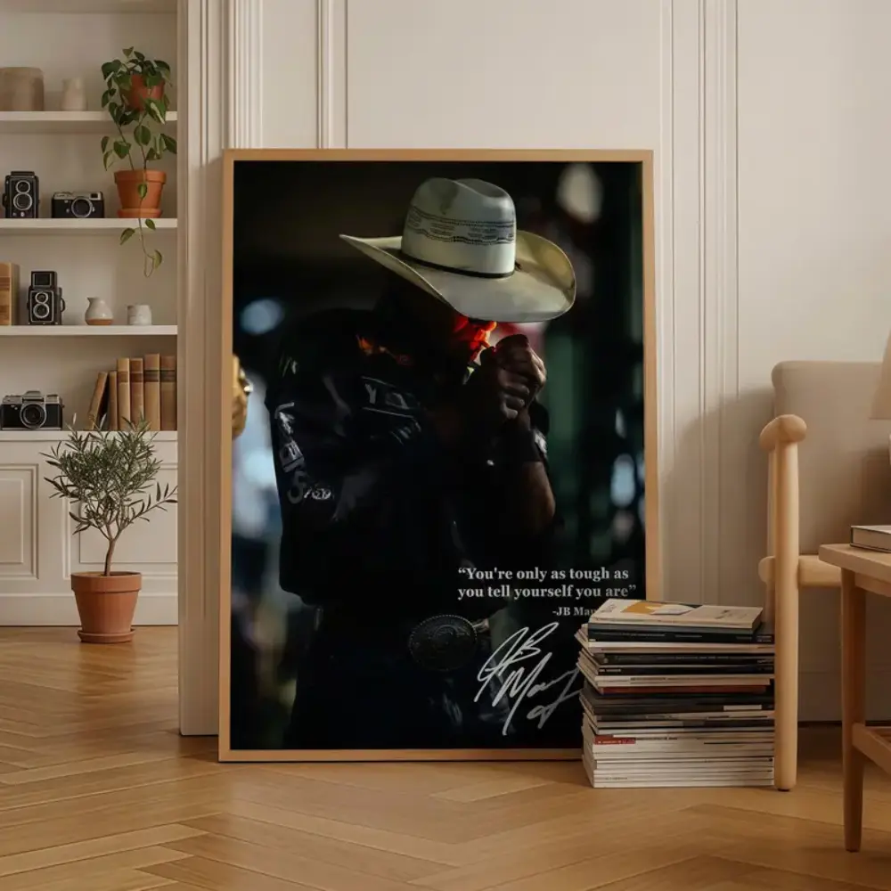 Unframed Poster – Frame Not Included – You're only as tough as you tell yourself you are Poster JB M@uney With Signature Poster, Dragonslayer Print Art, Gift For Fans, Home Decor Wall Art, MADE IN USA