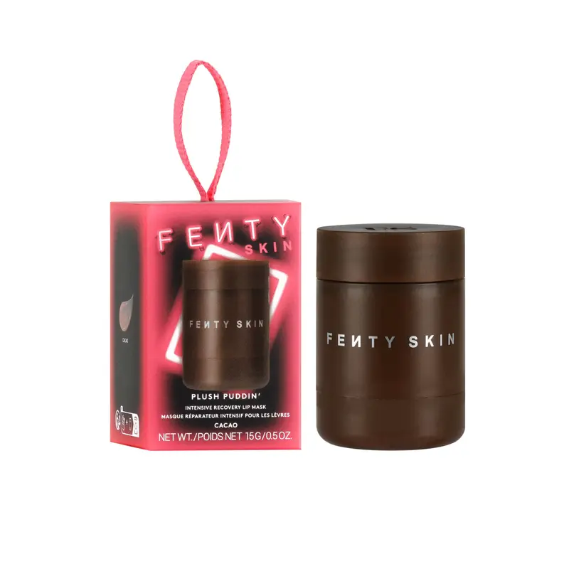 Fenty Skin Plush Puddin' Intensive Recovery Lip Mask — Cacao Holiday Skincare Gift