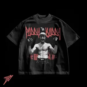 Paddy Pimblett Oversized T-Shirt | Paddy The Baddy Vintage MMA Bootleg Graphic Design Tee