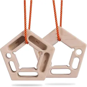 Hanging Plate Rock Climbing Grip Finger Powerful Device Pull up Grip Arm Training Indoor Outdoor Double-Sided Non-Slip Portable camberedbar power rack