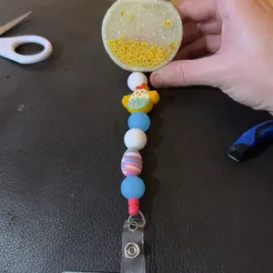 Resin badge reels and resin fairy light letters