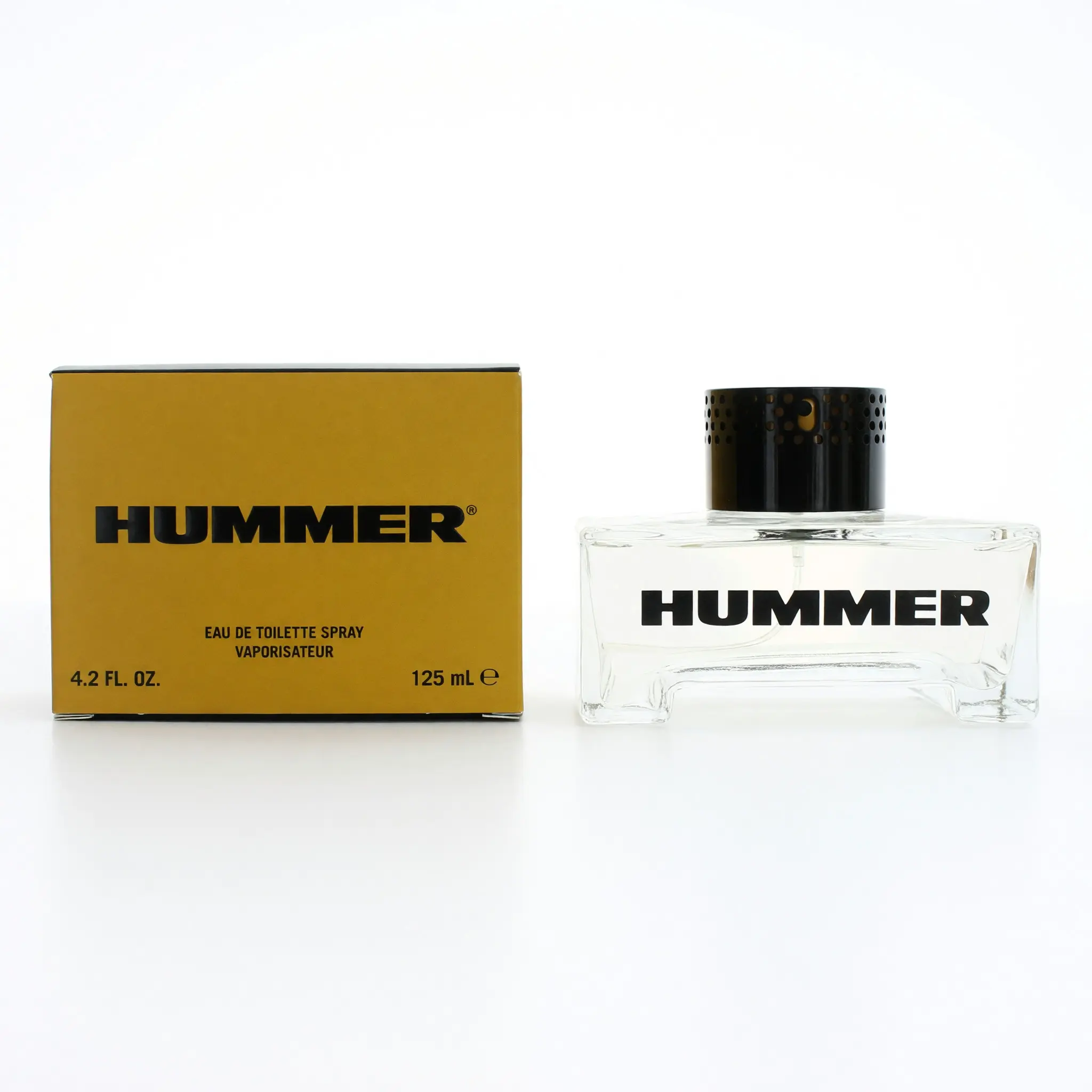 Hummer Eau de Toilette for Men, Amber Blend and Organic Essences, Masculine Rush Spray-on Men's Fragrance, 4.2 oz Spray Bottle, Signature Scent, Exhilarating