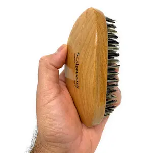 Scalpmaster Curved Oval Palm Brush 11 row SC2234