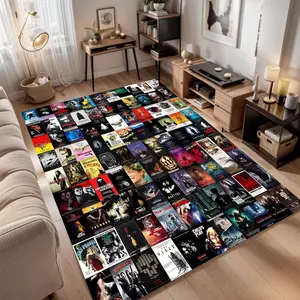 VHS Rug, Retro Movies Rug, Video Rug, Retro Style Nostalgic Rug, Decorative Rug, Movie Decor, Movie Rug, Living Room Rug, Office Rug, Game