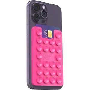 Silicone Suction Phone Case Mount Sticky Grip for iPhone and Android, Hands-Free Sticky Cell Phone Grip, Mobile Fidget Mirror Holder for Selfies and Videos