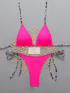 Women's Fashion Split Bikini, Stylish Two-Piece Swimsuit, Perfect for Beach & Pool, Trendy Summer Swimwear, Comfortable & Chic Design, Tie Side Bikini, Swimsuit Style Bikini