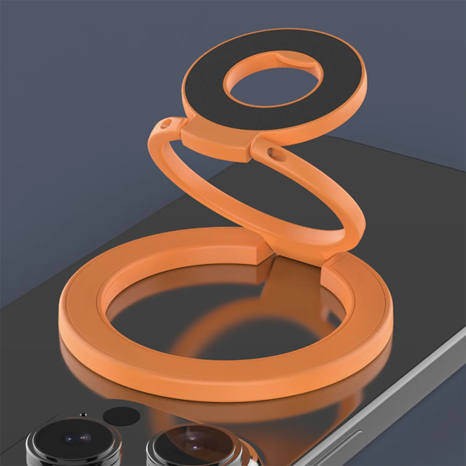 Magnetic Phone Stand & Fidget Spinner Combo, Dual Magnetic Ring Stand,  Fidget Toys Adults, Foldable, 360° Rotation, Compatible with MagSafe,Phone Holder for Car/Home/Office/Travel/Gym