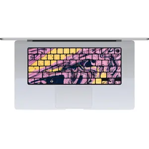Wonky MacBook Keyboard Sticker