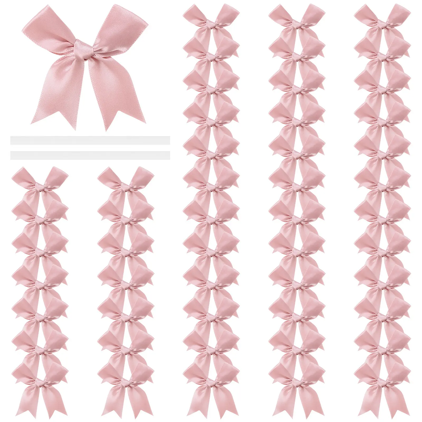 Pack of 50 rose gold;