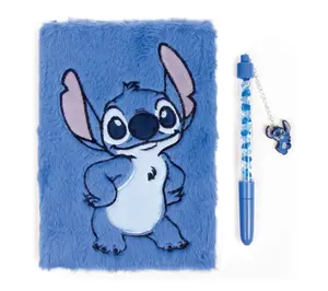 Disney: Stitch Cool Vibes Fuzzy Journal & Pen