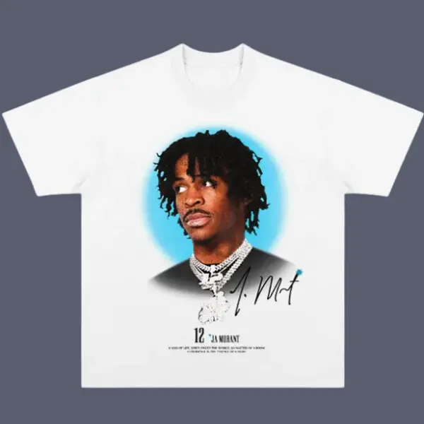Bootleg V1 Ja Morant Vintage Tee, Ja Morant T-Shirt, Unisex Basketball Shirt, Graphic Tees, Sweatshirt Menswear Womenswear Streetwear