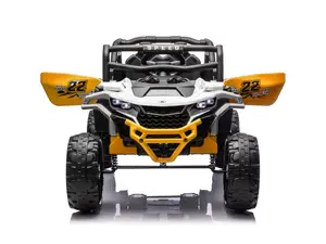 Ride on Models Truck Car 12V Kids Electric Vehicles Gift for Christmas Day Birthday, Remote Control, Front & Rear Shock Suspension, 2 Seater UTV, Flashlights and A Built-in Music Player, for Age 3-6 Years Old