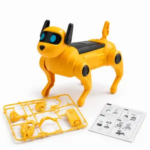 Build & Watch It Walk Robot Dog Kit for Kids Ages 8+, DIY Mechanical Puppy Toy with Moving Legs, Hands-On Building Toy Gift