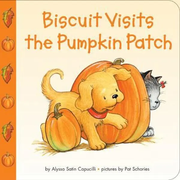 USED Book - Biscuit Visits the Pumpkin Patch: A Fall and Halloween Book for Kids by Capucilli, Alyssa Satin (Board book) - english