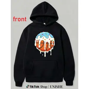 Ice Cream Sprinkles Drip Hoodie for Basketball Lovers