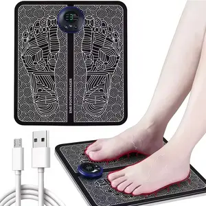 Portable Sole Massage Pad, USB Rechargeable Foot Relaxer, Acupressure Mat with Stickers, Ideal Birthday Gift for Men