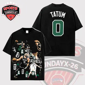 Jayson Tatum JT0 For Celtics Nation High-Quality 100% Cotton T-Shirt (Made In US), Green Teamers Fans Hooper Shirt, Game Day Outfits, Gift For Basketball Fans, Basketball Graphic Tee