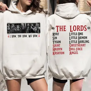 Chaotic Book Sweatshirt, The L.O.R.D.S Series Crewneck, I Vow You Vow We Vow Hoodie, Shantel Tessier Sweater, Smut Books Merch