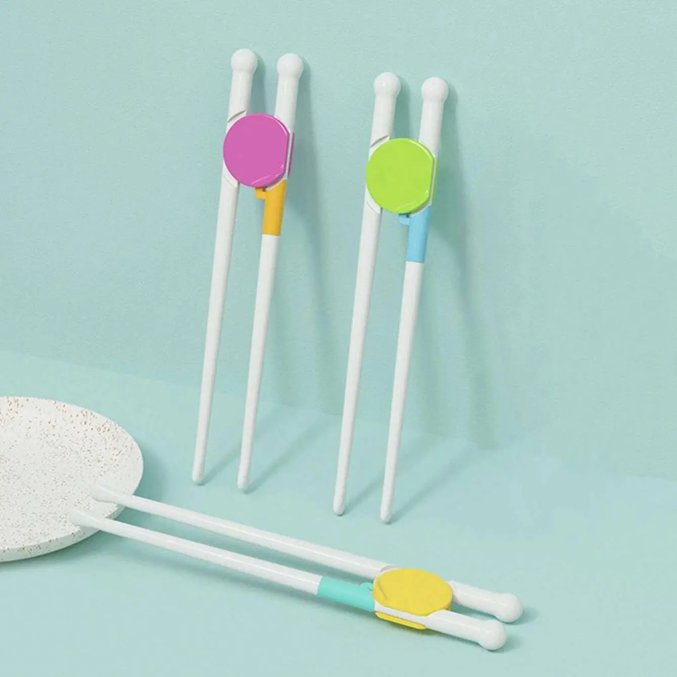 Training Chopsticks Set, 3 Counts Non-slip Durable Chopsticks, Safe and Environmentally Friendly Learning Chopsticks for Beginners