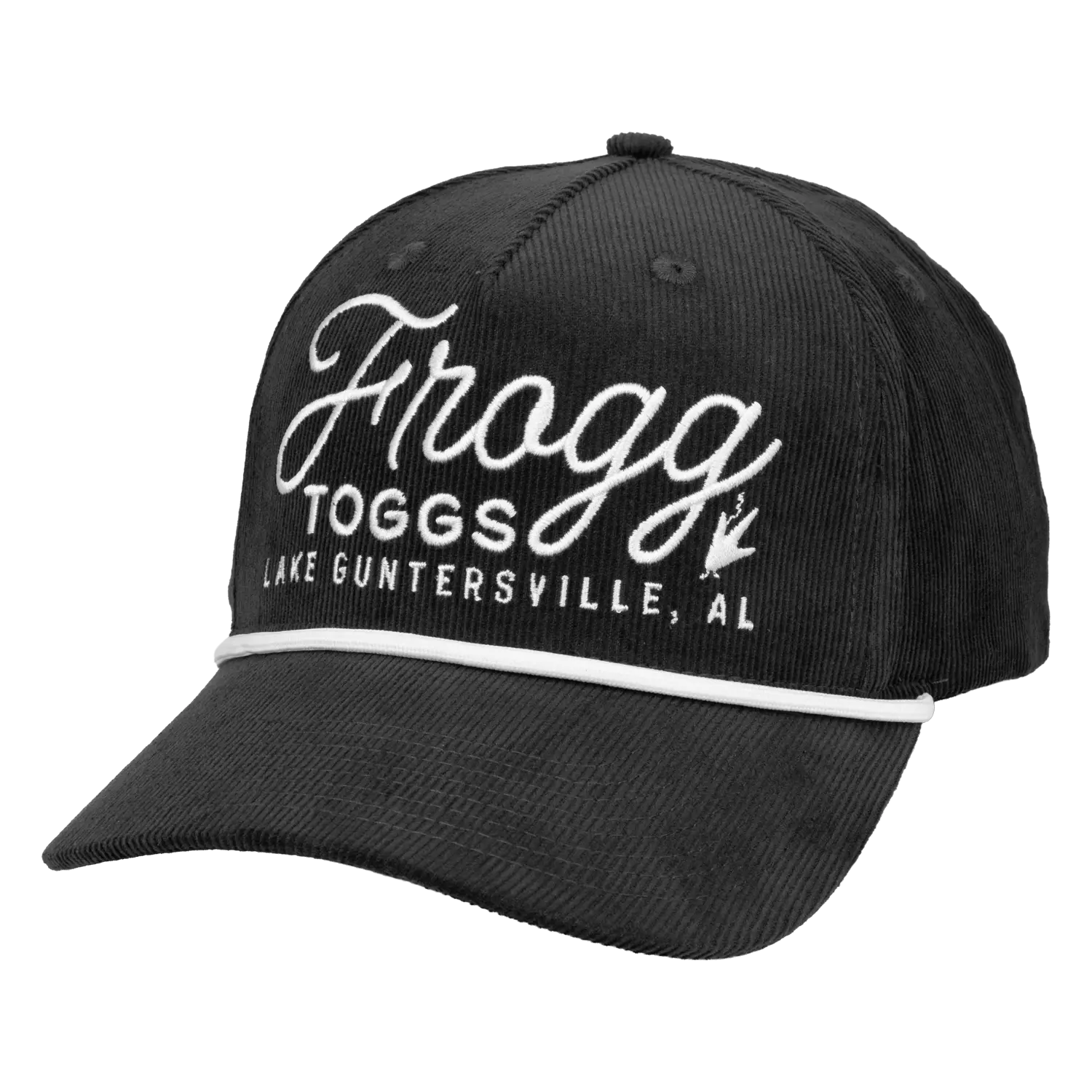 Frogg Toggs® 5-Panel Vintage Semi-Curved Snapback Cap | Charcoal | One Size