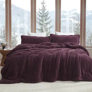 Unfluffin Believable - Coma Inducer Oversized Comforter Set - Burgundy