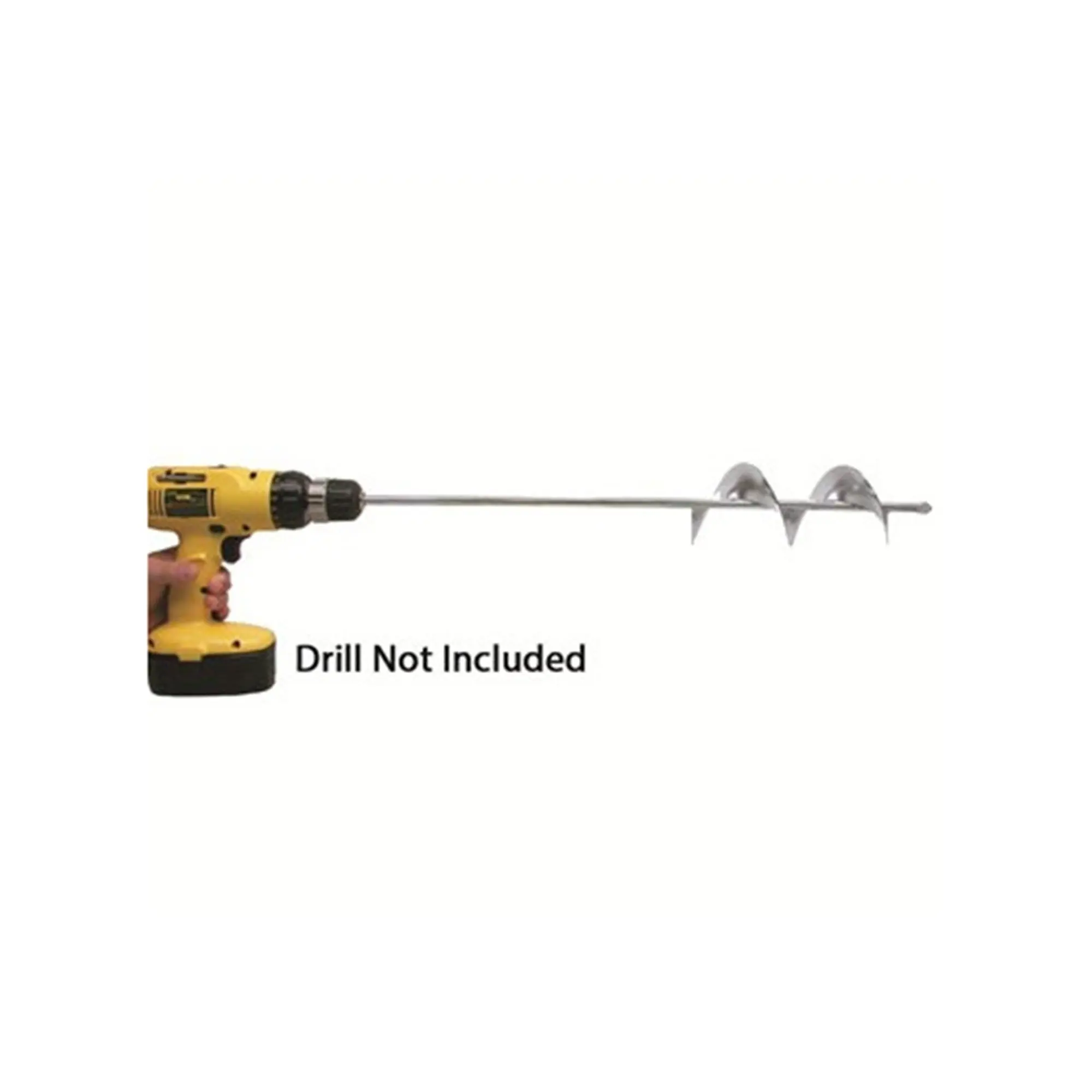 Jisco Bulb Planter Steel Augur for Bulbs, Plugs and Seedlings, 3.25" x 24"