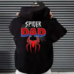 Spider Dad Hoodie, Cool Comic Style Father Shirt, Funny Superhero Dad Gift, Unisex Graphic Tee