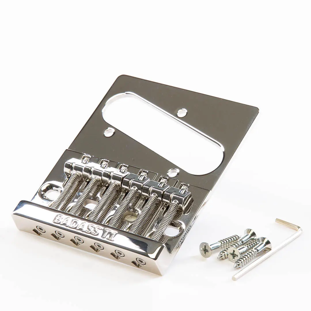 T1 Bridge for Telecaster Guitars, Fender-Compatible, Includes Saddle, Shims, Hex Wrench