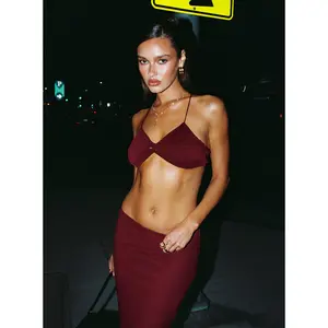 Delores Ruched Top Red