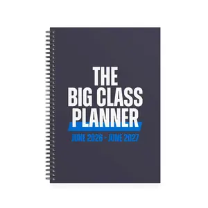 The Big Class Planner - Academic Year - Large Desk Planner with Stickers, Goal Setting, Monthly Layout, Student & Teacher Organizer