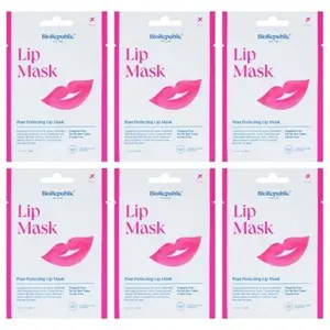 BioRepublic SkinCare Lip Masks 6pk - New