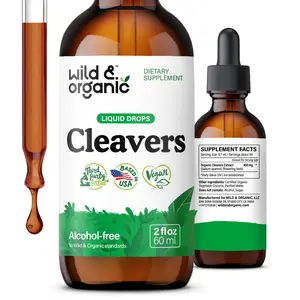 Wild & Organic's Cleavers Tincture - Herbal Supplements – Liquid Herbal Supplement & Tincture, Herbal Tinctures