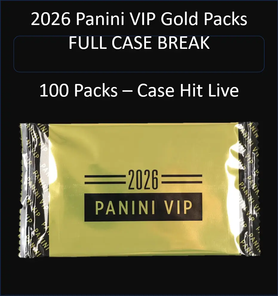 2026 Panini National VIP Gold Packs- 100 Pack Pick Your Player Break - Ripped and Shipped