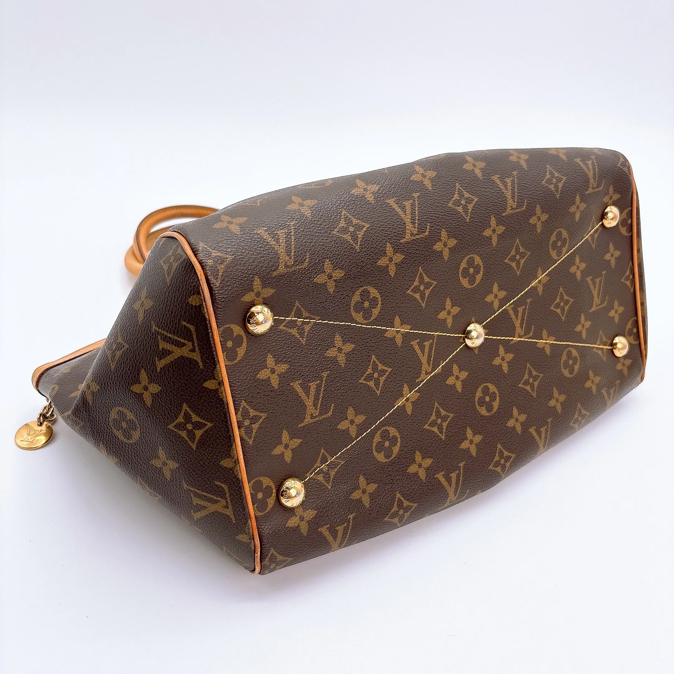 Pre-owned Louis Vuitton canvas Shoulder Bags Monogram Tivoli GM