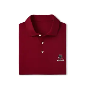 Alabama Crimson Tide Performance Polo Shirt for Men – Tuscaloosa Vault A Tesseract Polo Shirt, Luxury Red Golf Polo, Breathable Stretch Casual Collared Shirt