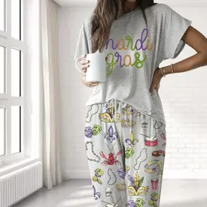"Powerless Bookish" Pajama Set – Premium Satin Sleepwear for Women – Cozy Satin Comfort, Relaxed Fit, Aesthetic Loungewear Vibes