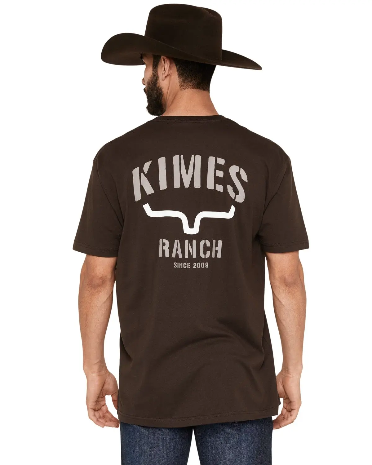 Kimes Ranch Men's Men'S Boot Barn Stencil Logo Short Sleeve Graphic T-Shirt - Msh0000114-Dkbn