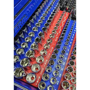 Socket Organizer Fits Quinn 1/2&Quot; Drive Chrome Master Set 70253 | Toolbox Organizer | Sae/Metric Magnetic Ready Holder | 3D Printed By S3c
