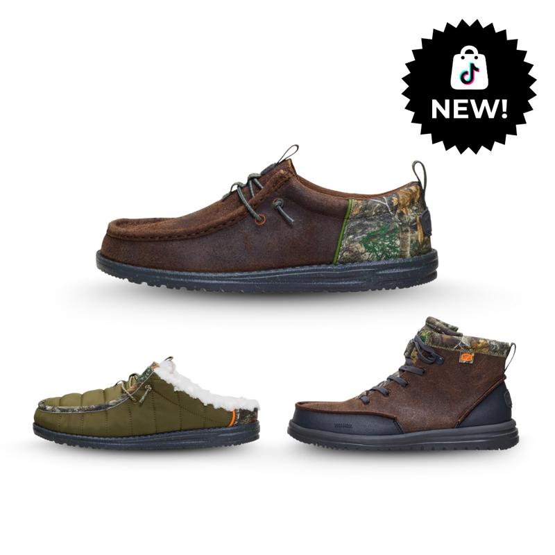 HEYDUDE X RealTree - Mens Comfortable Slip on Shoes