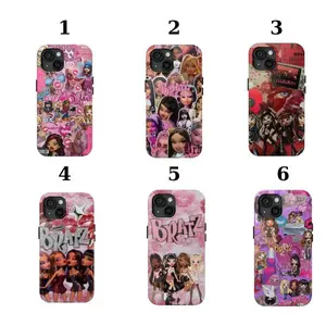 Pink Bratz Collage Phone Case Phone Cases Phone Cover Hard Case Tough 2-piece Phone Case