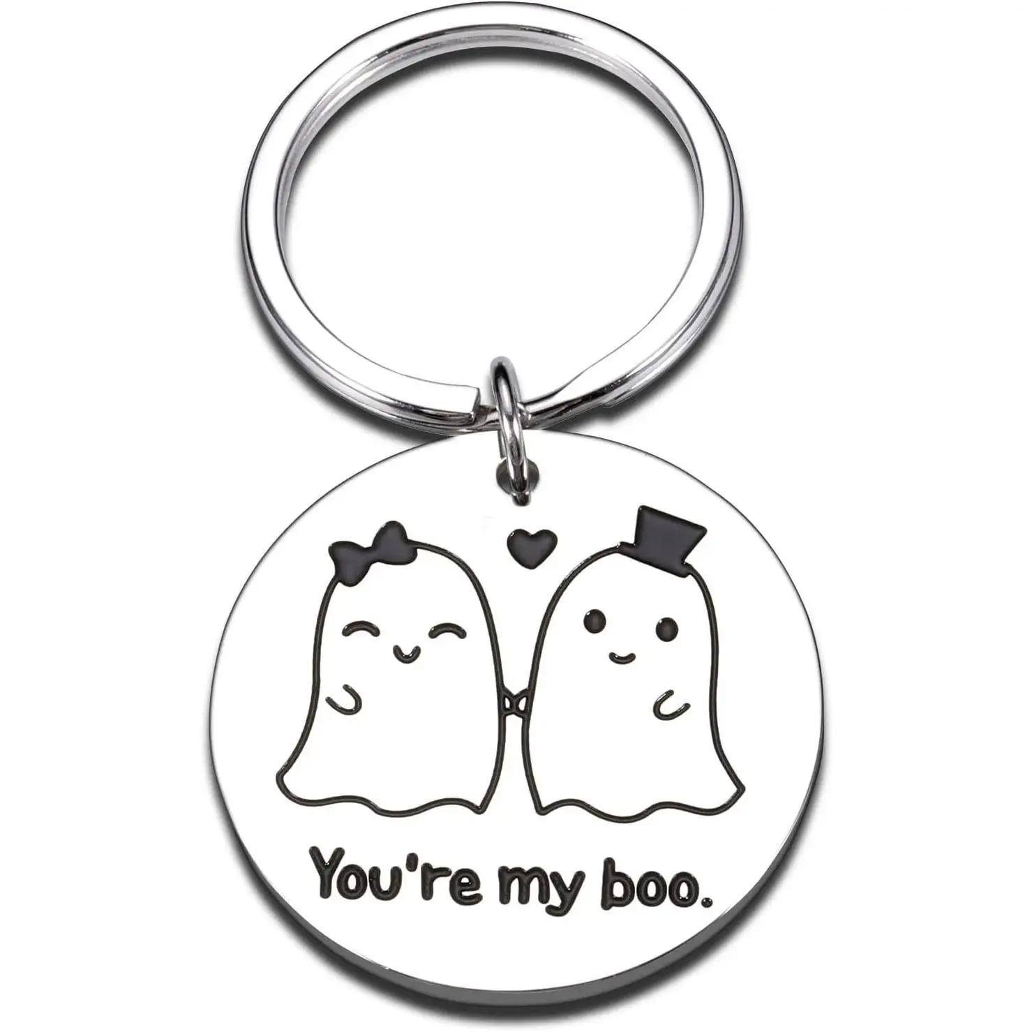 Elephant Gifts for Adults Boo Keychain Gifts for Couple Boyfriend Valentines Gifts for Him Husband from Girlfriend Wife Wedding Anniversary Birthday  Boo Basket Stuffers for Women Her